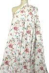 CA designer floral embroidered cotton stretch woven
