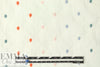 embroidered cotton/rayon woven, ombre dot 2 yd