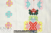 Mi11y folk art embroidered white linen