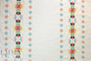 Mi11y folk art embroidered white linen 1.75 yds