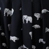 Italian 'safari kingdom' fine cotton jacquard shirting 1.375 yds