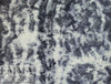 Italian embroidered tie dye brushed wool knit - cloud/charcoal .75 yds