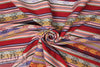 NY designer southwest tapestry jacquard brocade - red