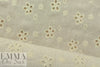 recycled rayon/linen eyelet, Oeko-Tex certified - natural 1.25 yds