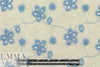 recycled rayon/linen eyelet, Oeko-Tex certified - blue 2.5 yd