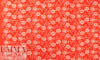 grenadine/ivory flowery embroidered cotton eyelet 2.125 yd