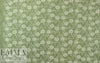 seagrass/ivory flowery embroidered cotton eyelet 1.5 yds