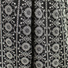 flowery embroidered cotton eyelet - black/ivory