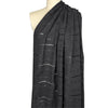 Italian embroidered cotton eyelet - black 2.25 yds