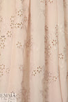 NY designer silk/cotton eyelet - pink blush