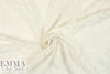NY designer silk/cotton eyelet voile - soft white