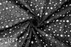 NY designer embroidered cotton eyelet lace - black 1.625 yd