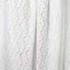 'floral scallop' eyelet stitch knit - soft white 1.75 yd
