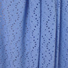 'floral scallop' eyelet stitch knit - French blue 2.125 yd