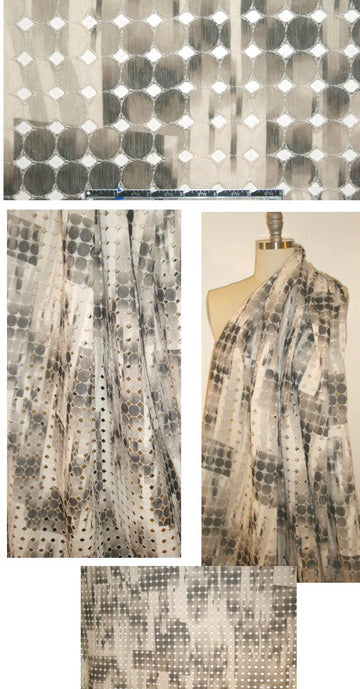 Burning T0rch 2-ply ombre fiber eyelet - warm grays