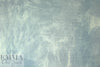 NY designer bleached blue tie dye cotton denim 1 yard