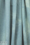 NY designer bleached blue tie dye cotton denim