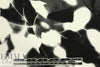 NY designer black/white petal abstract cotton/visc. faille