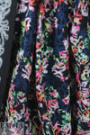 NY designer needle-felted floral print coating