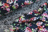NY designer needle-felted floral print coating