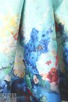 Italian impressionistic garden panel brocade