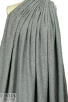 Trin@ Turk novelty stretch tweed - black/white 1.875 yds