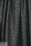 Carmen Marc Va1vo fancy weave sparkle stripe - black 3 yds