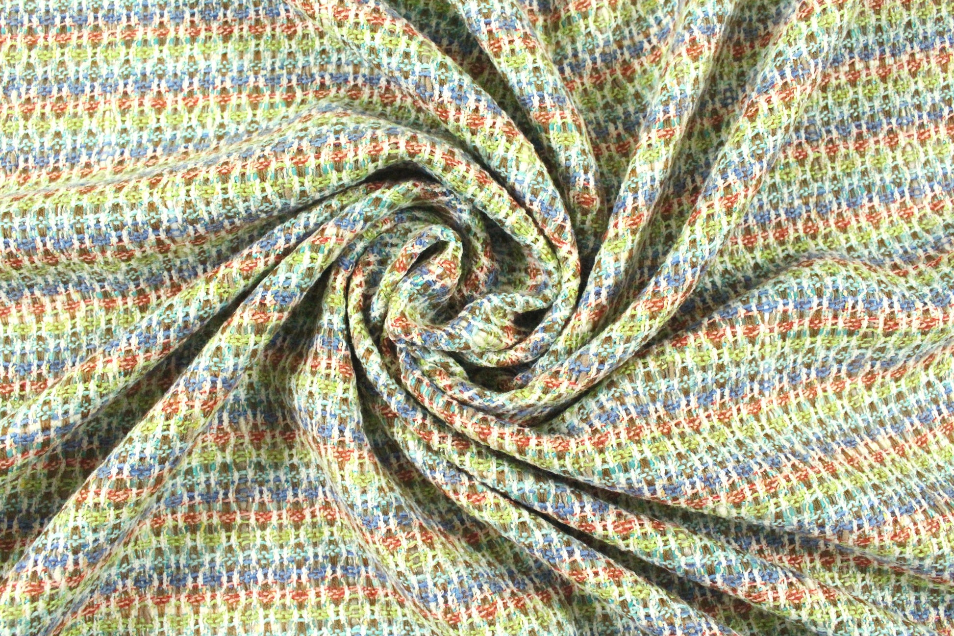 Italian fancy weave colorful flat boucle' 1.875 yd