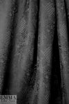 Italian silk blend jacquard weave - black