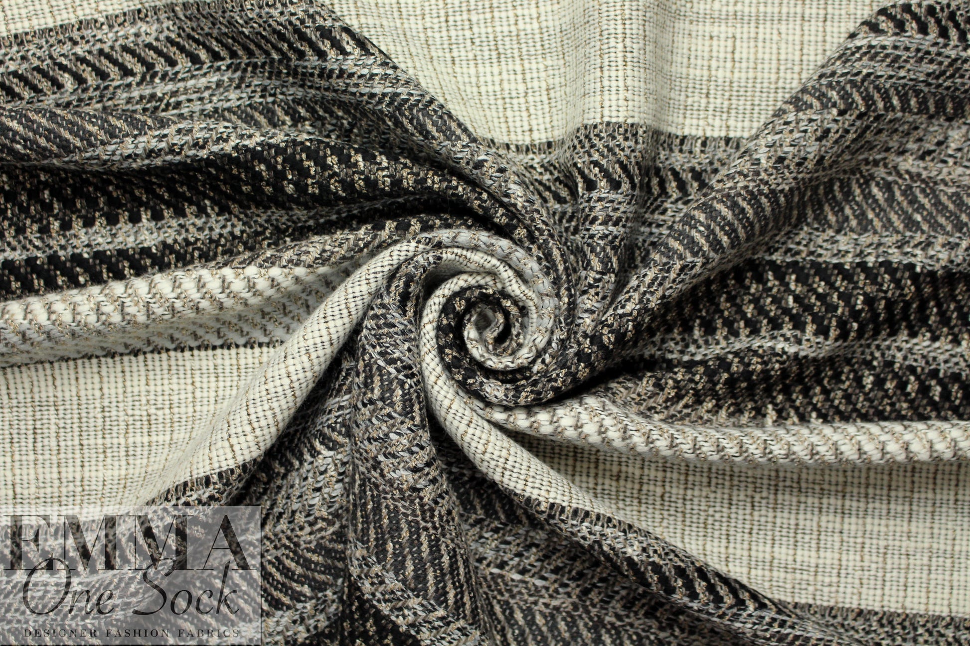 Italian fancy weave earth-toned suiting/coating 1.875 yd