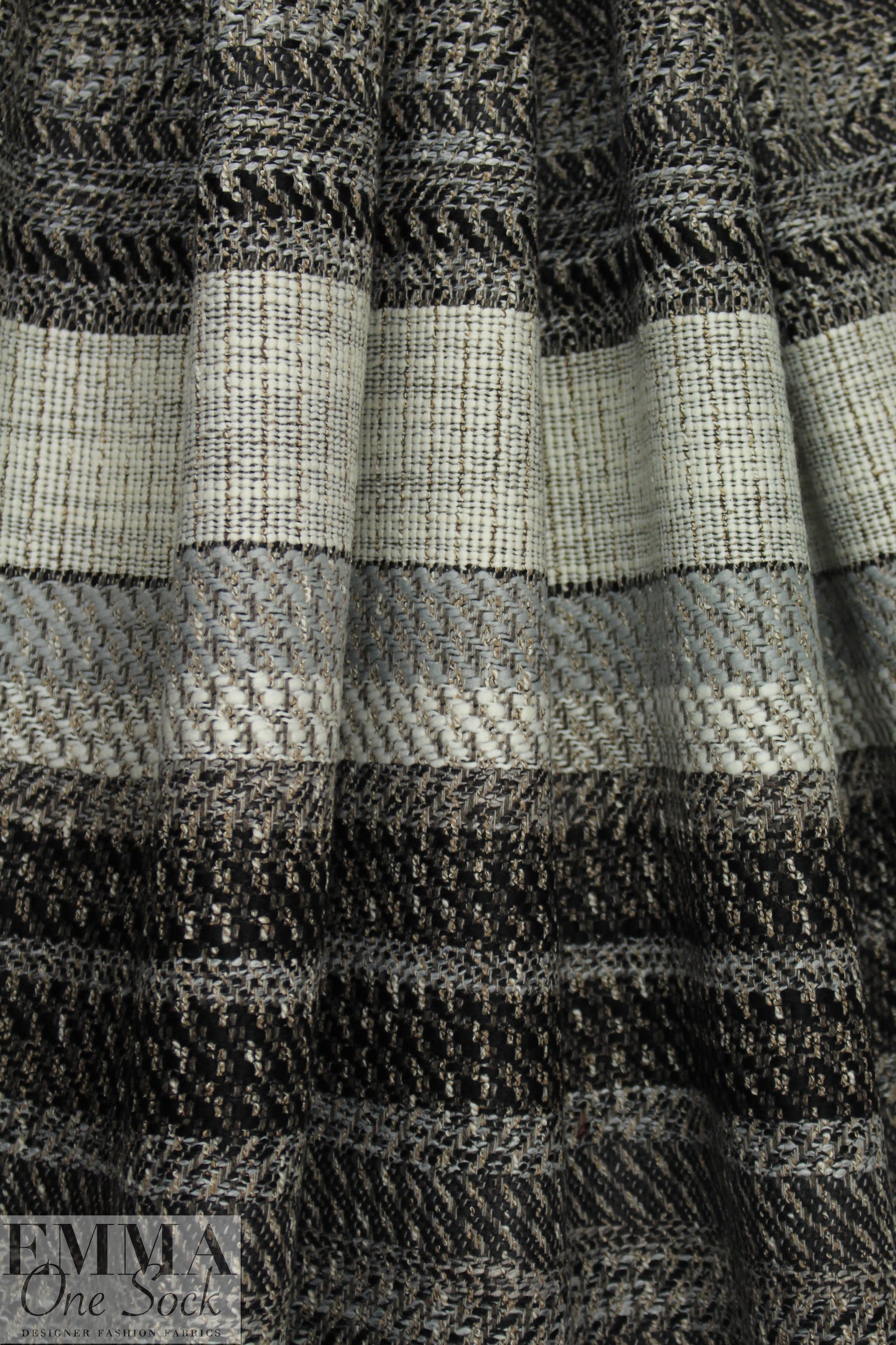 Italian fancy weave earth-toned suiting/coating