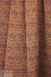 NY designer novelty weave cotton suiting - spice