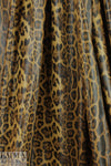 leopard printed water-resistant faux leather 1 yard