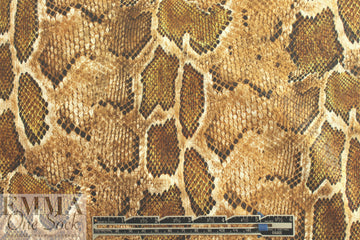python printed water-resistant faux leather