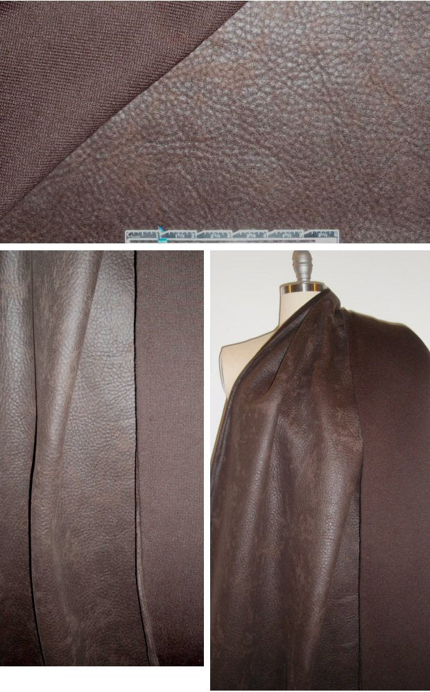 Emi1 Rutenberg knit-backed vegan elephant - choc.