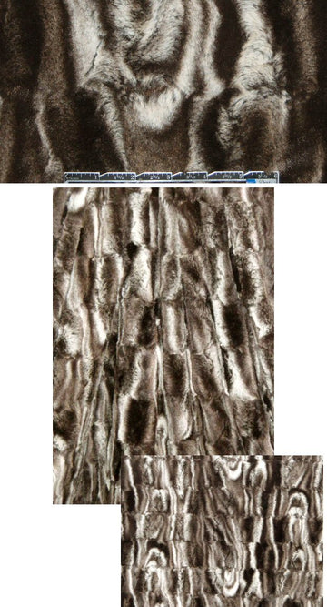 'fimo' sculpted swirl faux fur 1.125 yd