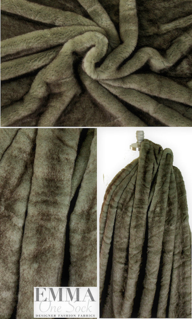 The0ry tinted smoke luxurious faux fur