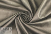 viscose-backed supple faux leather - nickel 1.375 yds