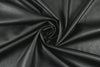 viscose-backed supple faux leather - black 1.375 yds
