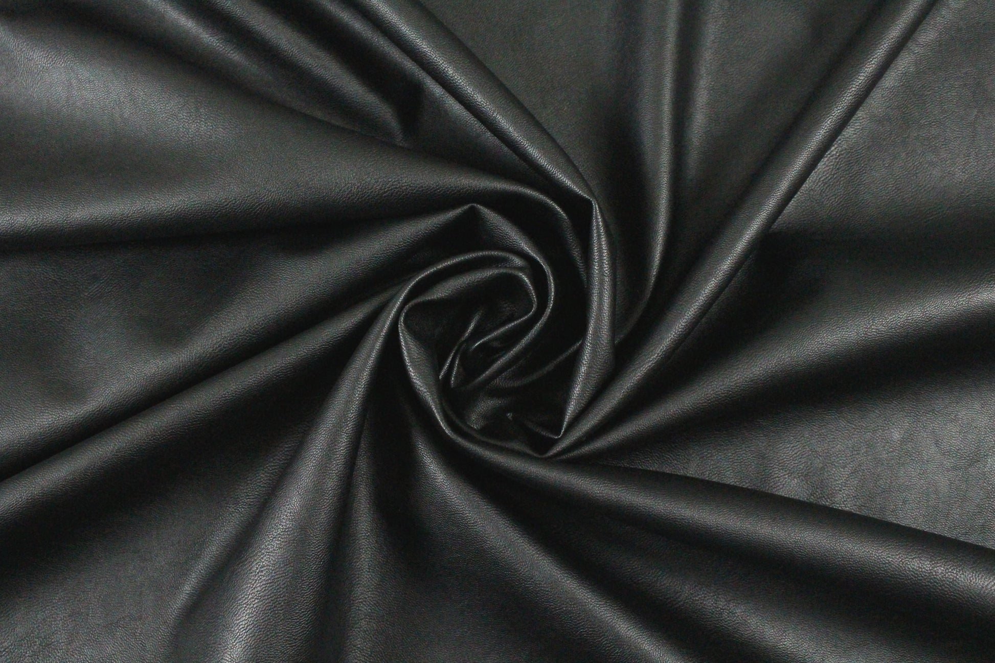 viscose-backed supple faux leather - black .875 yds