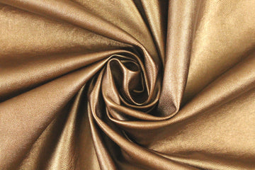 viscose-backed supple faux leather - copper