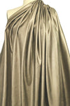 viscose-backed supple faux leather - blonde 1 yard