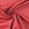 viscose-backed supple faux leather - soft red