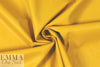viscose-backed supple faux leather - mustard 1.375 yd