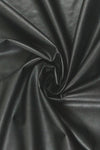 lightwt. viscose-backed supple faux leather - black