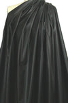 lightwt. viscose-backed supple faux leather - black 1 yard