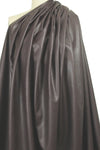 viscose-backed supple faux leather - dk. plum brown 1.5 yd