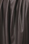viscose-backed supple faux leather - dk. plum brown 1.5 yd