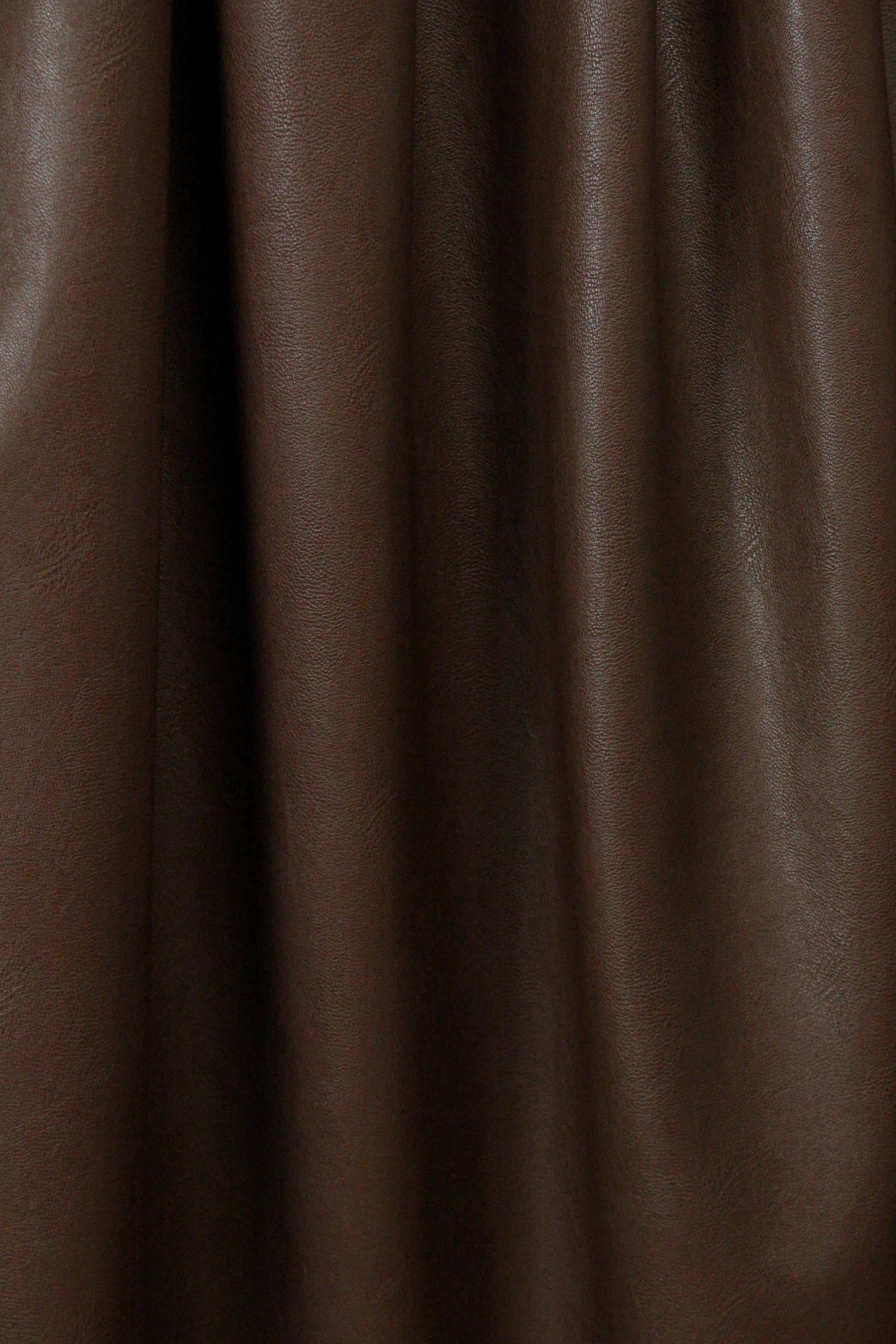 viscose-backed supple faux leather - chocolate 1.5 yd