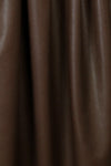 viscose-backed supple faux leather - chocolate .875 yds